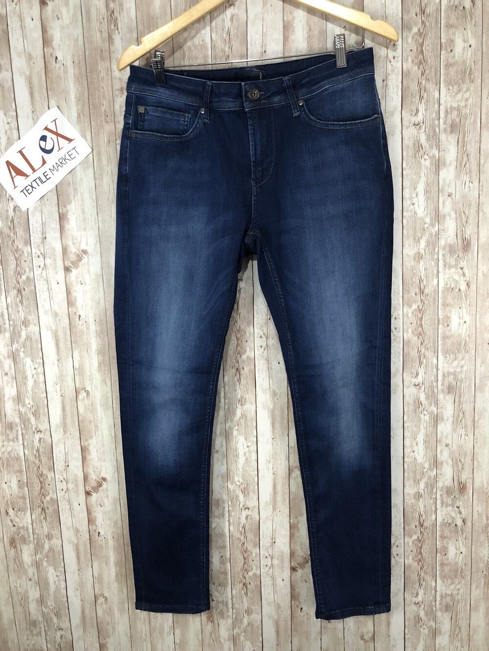Henry Choice Jeans Mens 30x30 Skinny Denim Pants Blue Stretch N21